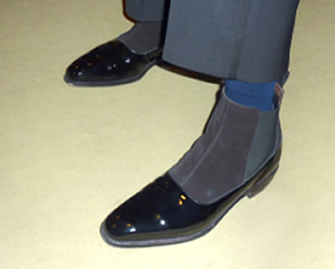 ▲ベルリンフィル用のオリジナルシューズ